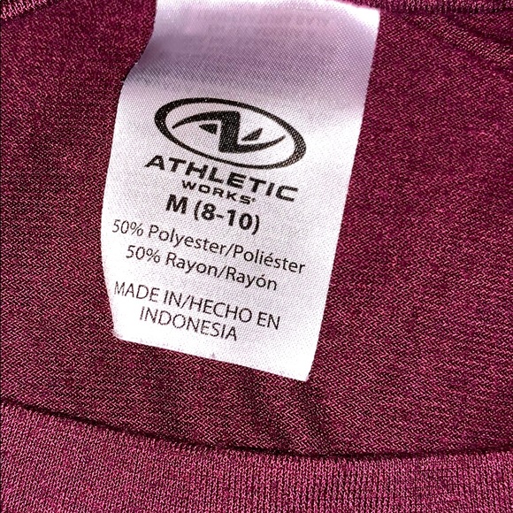 Plum Cutoff sleeve Top - Picture 4 of 4